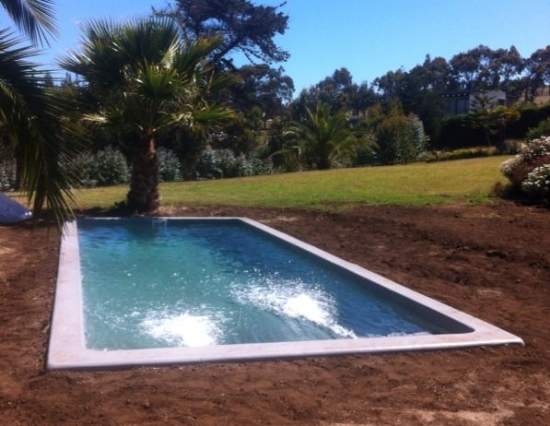 Piscina rectangular 9.50 x 3.40 – Piscinas Chile Todo Sur