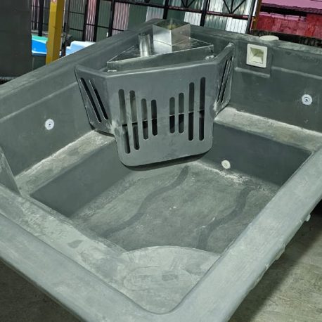 piscina 3,2×2,7 prof 1,20 parejo con hidromasaje y caldera instalada
